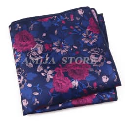 High Grade Handkerchief Man Jacquard Water Ripples Constellation Paisley Christmas's Day Party Pocket Square Handkerchiefs Suit