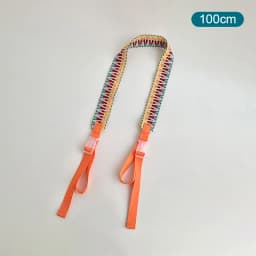 Embroidery Nylon Adjustable Shoulder Bag Strap Pull Button Colorful Sport Style Bag Extension Straps Unisex Bag Accessories