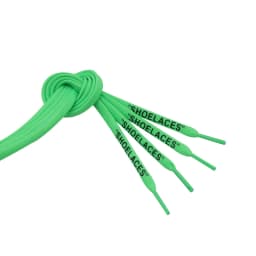 Coolstring Foot Wearing Accessories 8MM Skinny Font Printed Shoelaces Double-Layer Polyester Sneaker Air Athletic Cord Wholesale