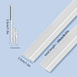 1M Self Adhesive Weather Stripping Seal Strip for Sliding Windows Door Windproof Soundproof Dustproof Insect Proof Easy Install