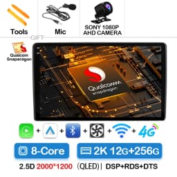 Android 16 Car Radio For Fiat Ducato 3 2006 - 2022 Carplay Auto Multimedia Stereo Player GPS Navi BT 360 Camera 4G WIFI QLED DSP