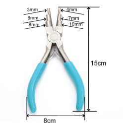1Pcs Jewelry Making Pliers Set - Needle Nose, Chain Nose, Round Nose & Wire Cutter - Perfect for Jewelry Repair, Wire Wrapping
