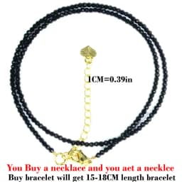 Simple Bohemian Natural Stone Cut the Shiny Beads Necklace Bracelet Set for Women Charms Fashion Female Party Gift Jewelry