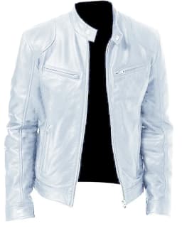 2025 Leather Motorcycle Riding Jacket Men's Slim Fit PU Jacket Outdoor Sports Autumn and Winter Windproof Men's Jacket 5XL