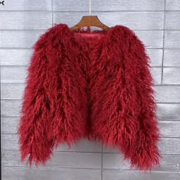 DEAT Fur Imitation Fur Coat Korean Version Pure Color Beach Wool Women's Short Coat Straight 2026 Winter Wram Jackets 11A06487