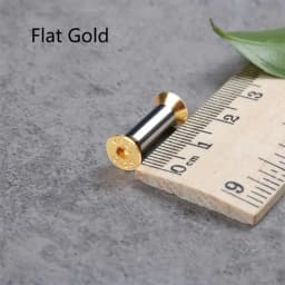 2sets M4 Knives screw Rivet For DIY tools material Knife handle plate Fastening Plum style Furniture processing screw