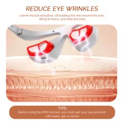 Smart Eye Massager 3D Red Light Eye Fatigue Dark Circles Relaxing Under-Eye Glasses Massage Beauty Machine