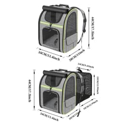 Cat Carrier Backpacks Expandable Cat Backpack with Shade Cover, Breathable Mesh Pet Carrier Backpack Bag for Travel Hiking Campi