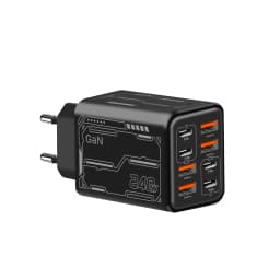 New 240W 8 in 1 USB C Charger Fast Charging Phone Charger Power Adapter For iPhone Samsung Huawei EU/US/UK Plug Wall Charger