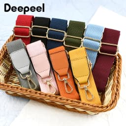 1Pc Deepeel 3.8cm Nylon Shoulder Bag Strap Adjustable Webbing Replaceable Belt for Crossbody Bags Handbag DIY Craft Accessories