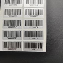 100PCS warranty sticker 30X15mm security seal tamper-proof Tear invalid serial number barcode anti-counterfeiting sticker