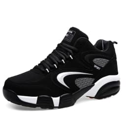 Plus Size Men's Trendy Colour Block Sneakers, Comfy Non Slip Lace Up Casual Durable Shoes For Men's Outdoor Activities