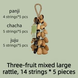 Nutshell Bell Hand Bell Meditation Sound Healing Handbell Natural Plant Indonesian Music Accompaniment Sound Therapy Instrument
