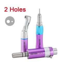 Colorful External Water Spray Low Speed Handpiece Kits E-type Air Turbine