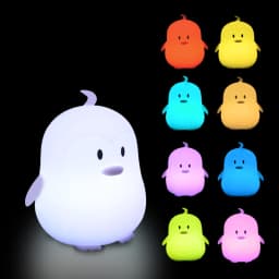 Bear Cat Dog Koala Owl Rabbit LED Night Light Touch Sensor 9 Colors Bedroom Silicone Animal Lamp for Children Kids Baby Gift