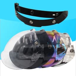 12 colors bubble visor high quality outdoor retro motorcycle helmet sun shield EVO motorcycle helmet protective shield