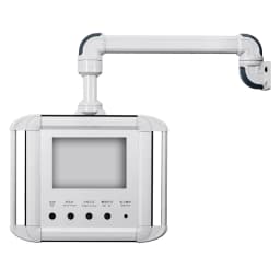 Compact HMI Support Arm System, Light Duty Aluminum Control Box Bracket for Small CNC Machine, JDF 5065 Adjustable Monitor Mount