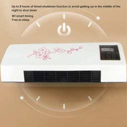 Cooling Heating Fan Electric Air Conditioner Fan Wall Mount Easy Temperature Timer Heating and Cooling Fan