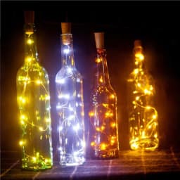 Bar LED Wine Bottle Cork 2M String Lights Christmas Decoration Led Lamp Bottle Fairy Lights Holiday Copper Wire Lights String