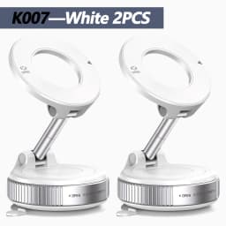 K007/K009 Strong Magnetic Car Phone Holder Foldable Design 360° Adjustable Vacuum Mount for Car/Desk/Bathroom/Universal Use
