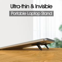 Adjustable Mini Portable Invisible Laptop Stand for NoteBook Universal Desktop Keyboard Holder Cooling Pad Riser for Macbook Air