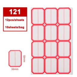 Various Models of Office Self-adhesive Label Paper Oral Paper Self-adhesive Label Stickers Handwritten Price Paper Name Stickers
