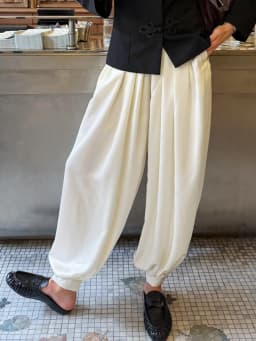 LIinar 2026 Spring Summmer Pant Women Stylish Versatile High-waisted Harem Pants Lightweight Flowing Loose-fitting Pant