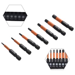 7PC Magnetic Hex Head Wrench Drill Bit Set 1/4 Bit Set H1.5-H6 Inner Hexagonal Shank Screwdriver Head Hand Repair Tools