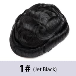 Curly Toupee Men Wig Fine Mono With Skin Base Male Hair Prosthesis Indian Natural Human Hair Wigs For Men Afro Curly Hair System