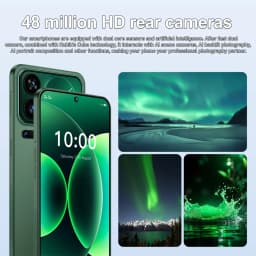 K-Touch Smartphone 5G For M18 Pro Max Smart Mobile Phones 7.3 Inch HD Full Display Cheap Cell Phone Android 22G+2TB Unlocked 7800mAh Battery 4G 5G Dual Sim Card 48MP+16MP Camera Face Recognition