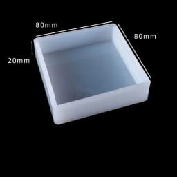 Cuboid Cube Resin Moulds Crystal Epoxy DIY Jewelry Pendant Storage Tray Square Rectangular Casting Accessories Silicone Mold