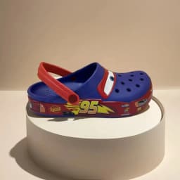 Lightning McQueen Pixar Red Slippers Outdoor Beach Anti Slip Sandals Closed Finger Picking Shoes Disney Home Casual Slipper Gift