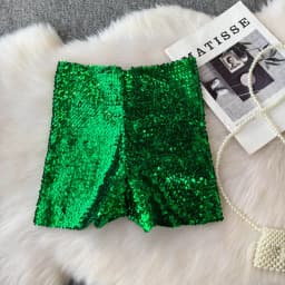 Shinny Sequins Short Pants Women Hot Summer High Waisted Female Booty Shorts Sexy Girl Streetwear Y2k Short Pants Dropshipping