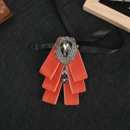 Handmade Bow Tie Men's Luxury Solid Korean Ribbon Diamond Velvet Groom Wedding Elegant Trendy Ribbon Party Retro Blue Bowtie