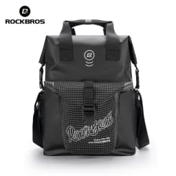 ROCKBROS Bike Front Bag 18L Capacity Quick Install Folding Bike Handlebar Bag with Shoulder Strap Multifunctional Cycling Bag