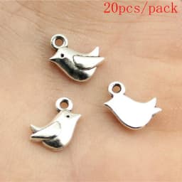 Bulk Charms For Jewelry Making Kit Pendant Diy Jewelry Accessories Hollow Dove Of Peace Charms