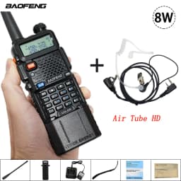 BAOFENG Walkie Talkie UV-5R Upgraded Version Enlarge Battery Real 3800mAh Support Type-C Charging UV5R Two Way Radios Original