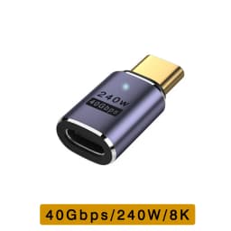 UGOURD USB4 Adapter USB C To USB C Thunderbolt 3/4 40Gbps OTG Extension Cable Adapter Type C Male To Female Converter For Laptop