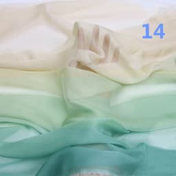 Rainbow Gradient Color Chiffon Fabric 30D Organza Tulle Fabric For Diy Ancient Style Hanfu Wedding Dress Stage Party Decor