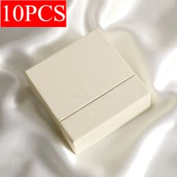 10pcsFree Custom Mini Jewelry Packaging Box Paper Drawer Sponge Inside Ring Necklace Storage Christmas Gift Case Earing Card Bag