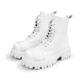 High Top Motorcycle Boots Plus Size 45 Mens Designer Outdoor Work Boots Fashion Casual Leather Height Increased Platform Boots