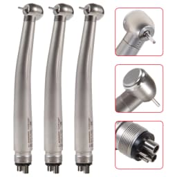 NSK Style Dental High Speed 2/4Hole  Single Spray Big Head Handpiece Push Button Tip / Cartridge Rotor