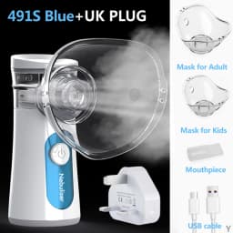 KIUZOU Medical Silent Mesh Nebulizer Handheld Asthma Inhaler Atomizer Kids Adult Nebulizador Mini Portable Nebulizer Humidifier