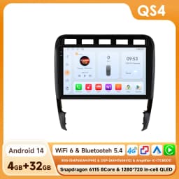 Hizpo Android 14 Auto Radio For Porsche Cayenne 1 2002-2010 4G Car Multimedia GPS 2din Stereo AI Voice Wireless CarPlay 360 CAM
