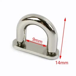 5/10Pcs Deepeel Metal Arch Bridge Bag Side Clip Buckle D Ring Screw Hook Handbag Strap Handle Connect Clasp Bags Accessories