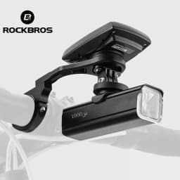 ROCKBROS Bicycle Computer Mount Bike Light Holder Bike Speedometer Gps Support Cycling Road Mtb Flashlight Extension Bracket