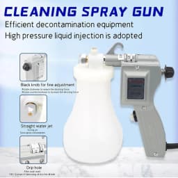 Electric Textile Spot Cleaning Gun, Textile Spray Gun with Pressure Adjustment Function, High-Pressure De-Spotting Gun