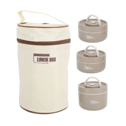 Thermal Lunch Box 304 Stainless Steel Multifunction Portable Insulated Lunch Container with Thermal Bag For School Student