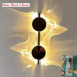 Creative Art Corrugated LED USB Rc and Wiring Wall Lamps Bedroom Bedside Shadow Sconces Aisle Porch Corridor Atmosphere Light