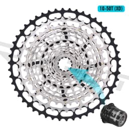 SPEDAO 12 Speed MTB Cassette 10-52T 10-50T 11-50T XD HG Freewheel Lightweight CNC K7 Sprocket Drivetrain Upgrade Bike Parts